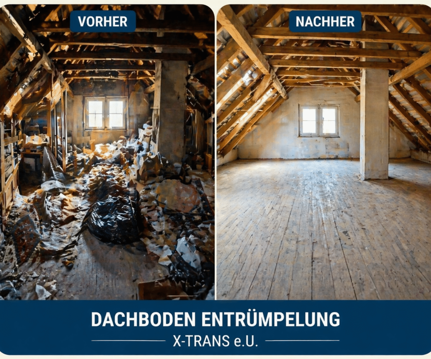 Dachboden Entrümpelung Wien 17. Bezirk